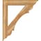 Ekena Millwork Olympic Traditional Rough Sawn Bracket, Western Red Cedar, 6"W x 42"D x 48"H BKT06X42X48OLY01RWR - alternate 4